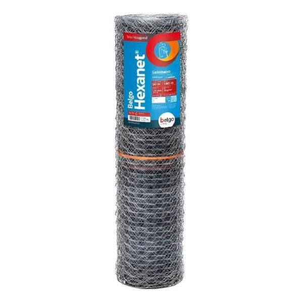 TELA P/GALINHEIRO HEXANET 2X23 1,80 50M BELGO