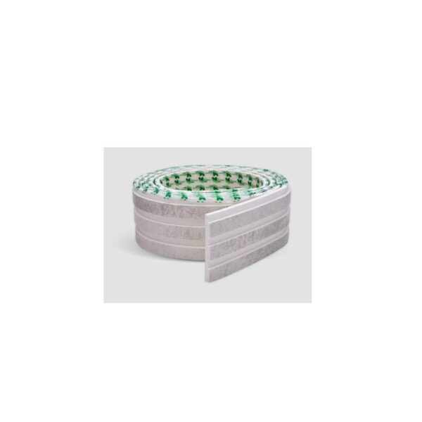 RIPADO LAMINADO URBAN WHITE 10CM ROLO 2,5M MEU RODAPE