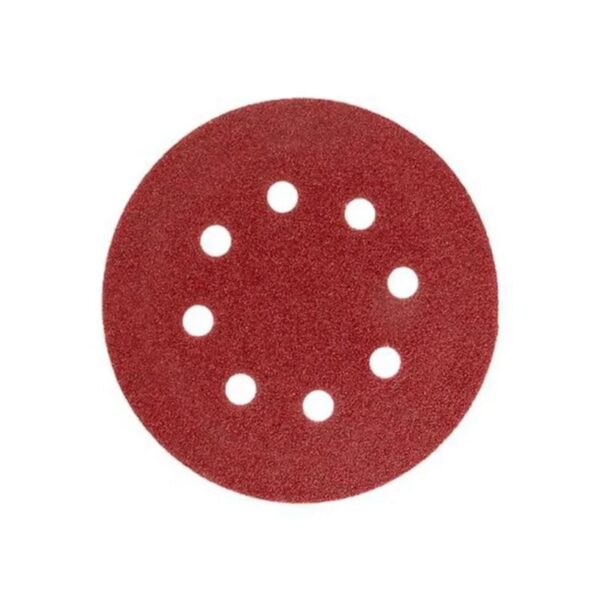 DISCO LIXA VELCRO PERFURADO 125 GR. 040 TITANIUM