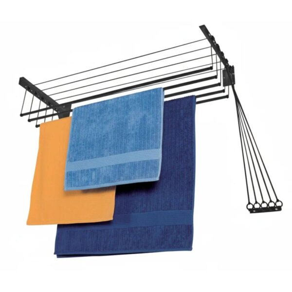 VARAL MASTER INNOVAR TETO PAREDE INDIV 1,5M PRETO MAXEB