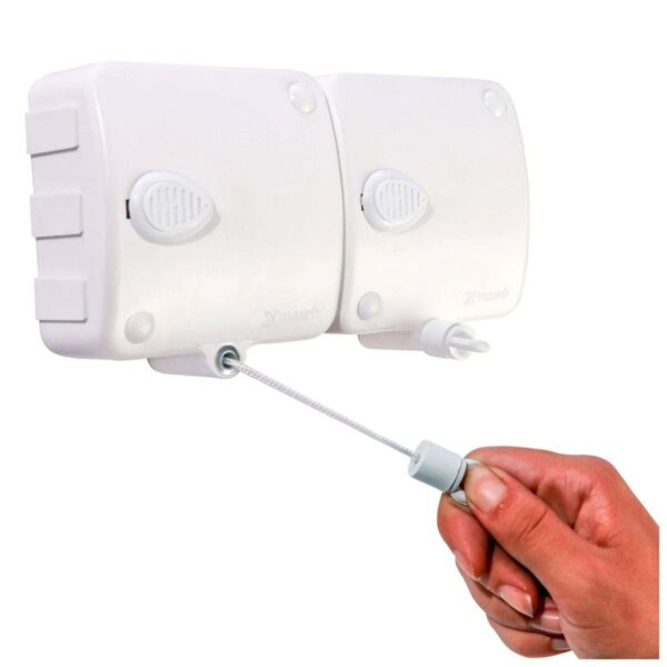 VARAL DE PAREDE PLASTICO STENDMAX 2 MODULO REGUL 6,0M BRANCO MAXEB