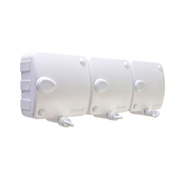 VARAL DE PAREDE PLASTICO STENDMAX 3 MODULO REGUL 6,0M BRANCO MAXEB