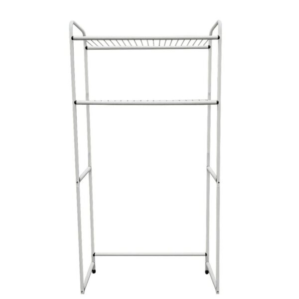 ESTANTE ORGAN P/LAVANDERIA 2 PRATELEIRA 65X61X154 CM BRANCO MAXEB