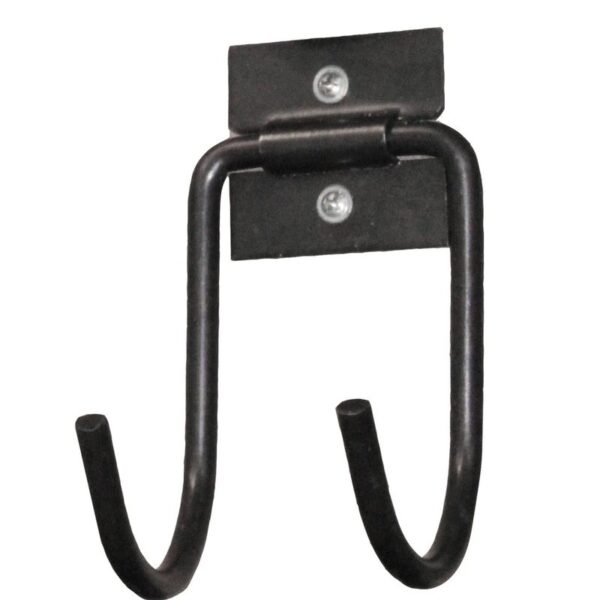 SUPORTE DUPLO P/PAREDE VERGALHAO ZINCADO 85X70X120MM PRETO MAXEB