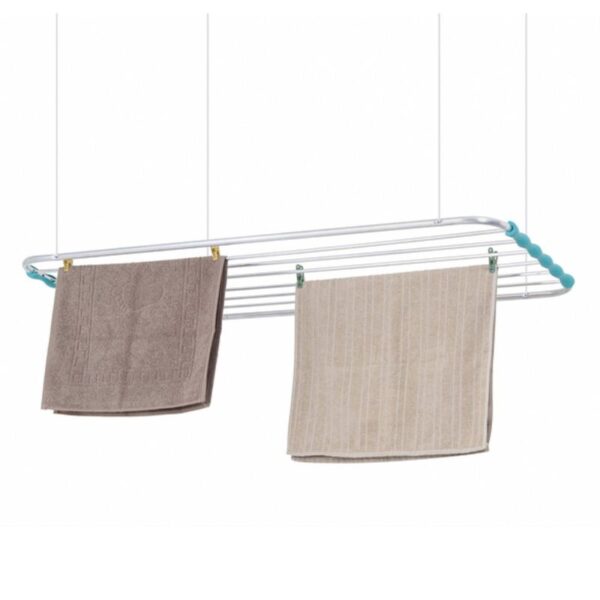 VARAL DE TETO ITACARE 1,20 X 0,56 M ALUMINIO NATURAL MAXEB