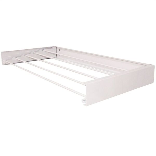 VARAL PAREDE MAGICMAX 5VARETAS 89X45X11CM BRANCO MAXEB