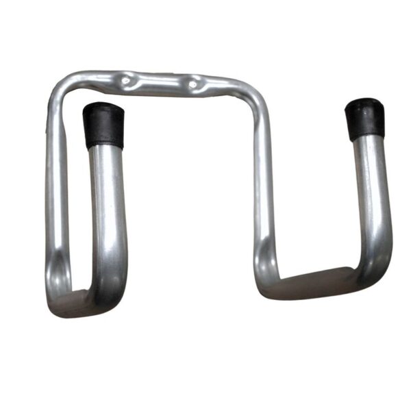 SUPORTE DUPLO PARA MANGUEIRA DE PAREDE  120X120X120MM BRANCO MAXEB