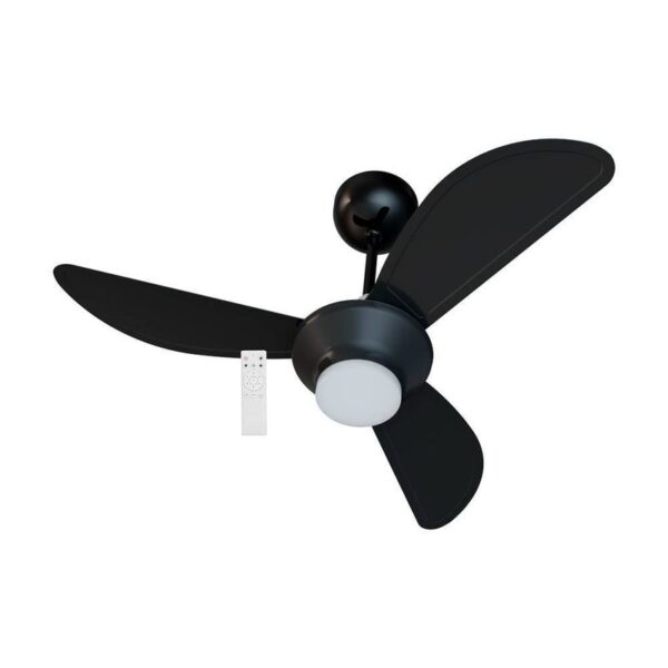 VENTILADOR DE TETO INVERTER BIVOLT LED C/R 18W PR 3P INJ PR MISTRAL VENTISOL