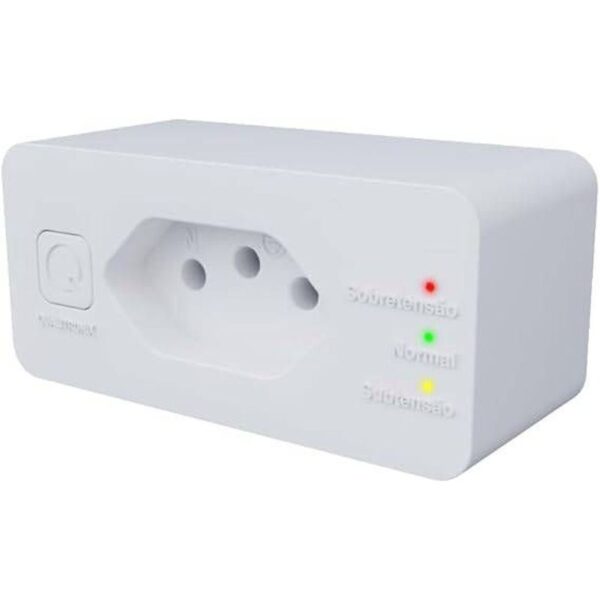 PLUGUE PROTECTOR BRANCO 10A MAIS GELADEIRA QUALITRONIX