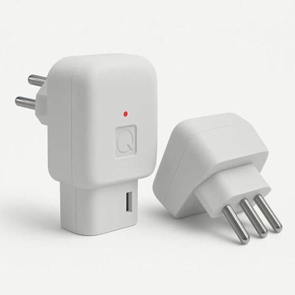 PLUG PROTECTOR 90G 3 PINOS 10A BRANCO QUALITRONIX