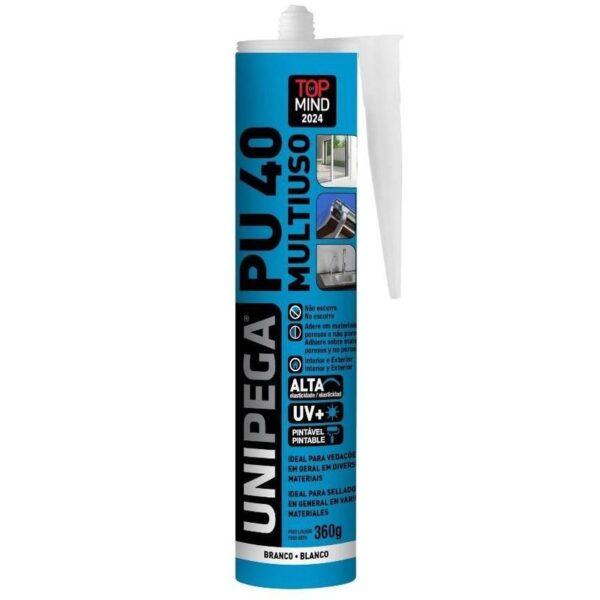 PU40 MULTIUSO BRANCO CARTUCHO 360G UNIPEGA