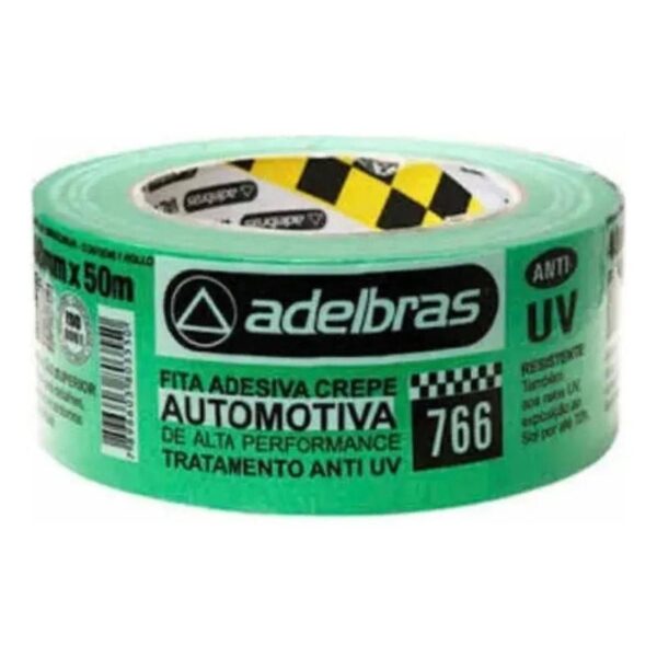 FITA CREPE 766 ANTI UV AUTOMOTIVA TORRE 48MMX40M ADELBRAS