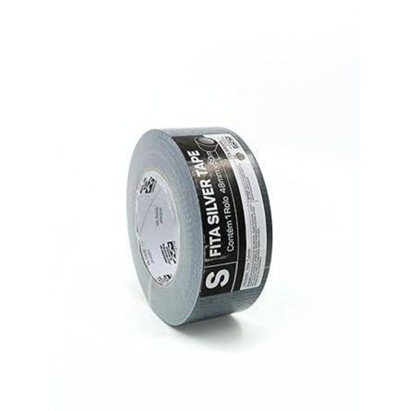 FITA MULTI USO TIPO SILVER TAPE 48MMX50M PRETA ADELBRAS