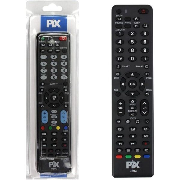 CONTROLE REMOTO UNIVERSAL P/ TVS PIX