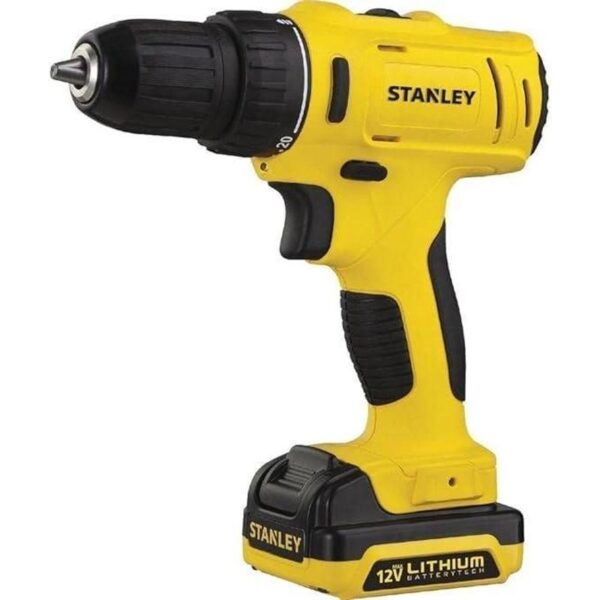 PARAFUSADEIRA/FURADEIRA IMPACTO 12V C/ 2 BATERIA + MALETA STANLEY