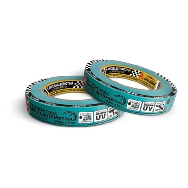 FITA CREPE AUTOMOTIVA VERDE FILETE 06MMX50M ADERE